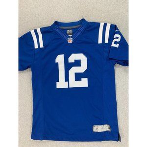 Indianapolis Colts Nike On Field Replica Football‎ Jersey (#12 Luck) Youth Large